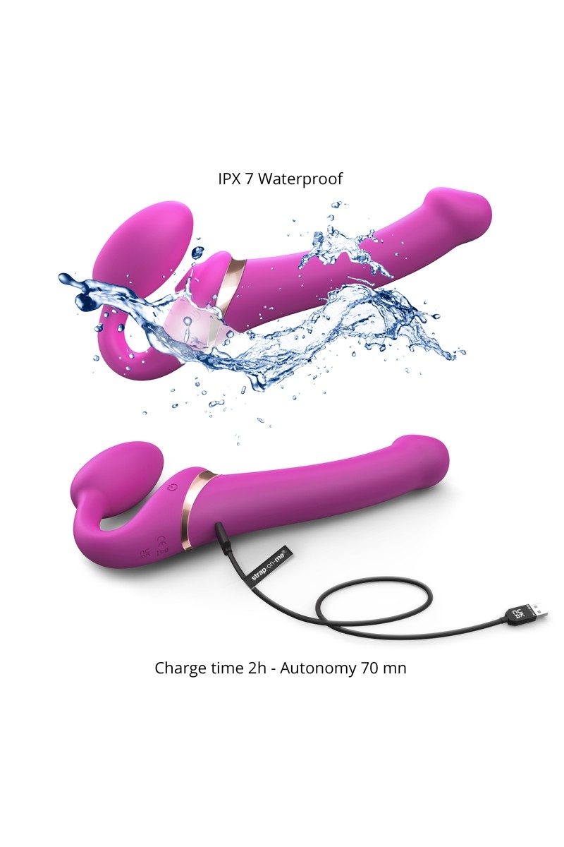 Strap-on-me Multi Orgasm Fuchsia L